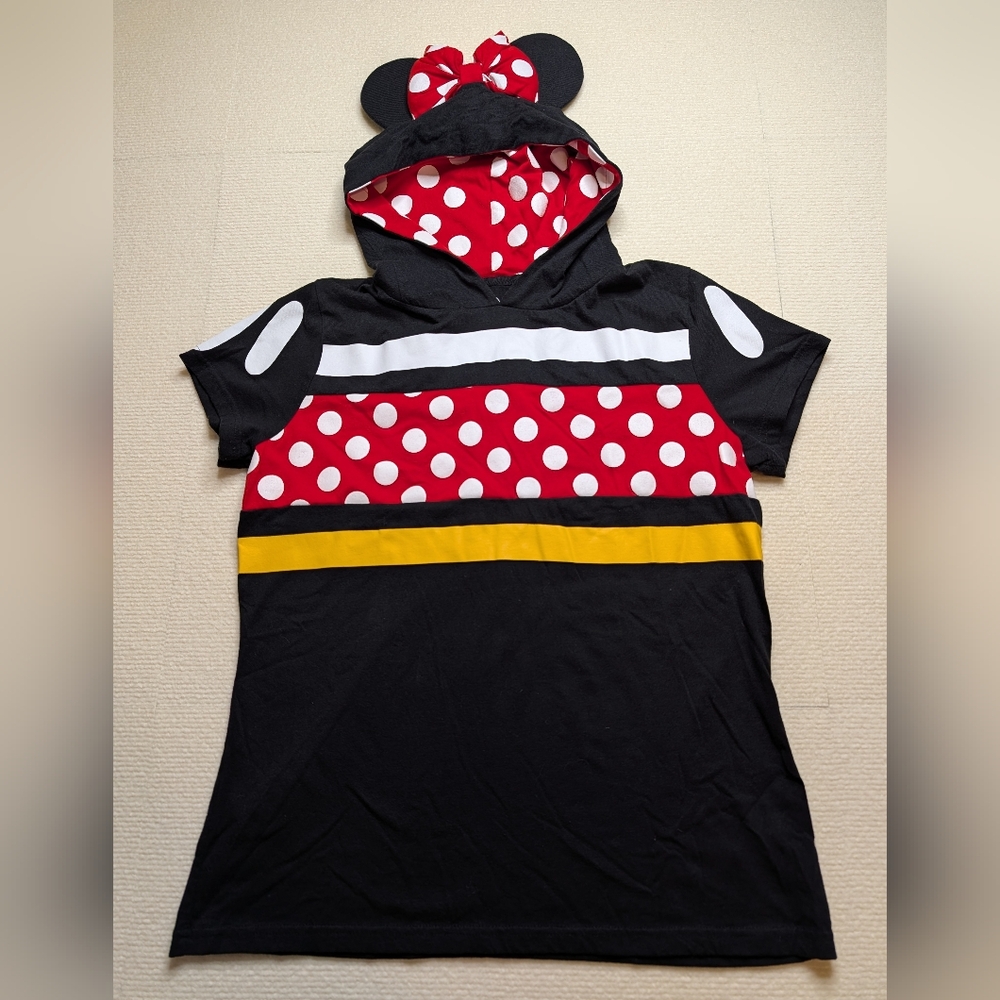 Disney Minnie Mouse Hooded Tee Shirt
